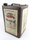 Early Gargoyle Mobiloil ÒAÓ 5 Gallon Oil Can w/ Cap