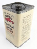 Early Mobiloil Gargoyle Arctic Special 1 Gallon Oil Cam