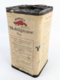 Early Gargoyle Mobilgrease 10 Pound Can w/ Lid
