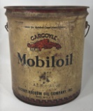Early Mobiloil ÒAÓ Gargoyle 5 Gallon Oil Can