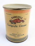 Early SOCONY-VACUUM Gargoyle Grease One Pound Can w/ Lid