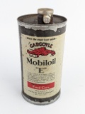 Unopened Early Gargoyle Mobiloil ÒEÓ One Quart Oil Can For Ford Cars
