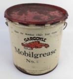 Early SOCONY Gargoyle Mobilgrease No.4 25lb Grease Can
