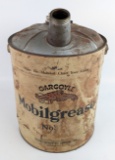 Early SOCONY Gargoyle Mobilgrease 40lb Grease Can