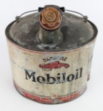 Early SOCONY Gargoyle Mobiloil 3 Gallon Oil Can