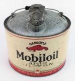 Early SOCONY Gargoyle Mobiloil Arctic 3 Gallon Oil Can