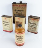 Lot Of Vintage SOCONY Mobil Service Station Sanilac Cans