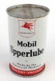 Full Early SOCONY Mobil Upperlube 4oz Metal Can