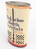 Vintage SOCONY Mobil Bug-a-boo Moth Crystals Canister