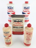 Vintage Mobil Crystal Clear Windshield Cleaner Lot
