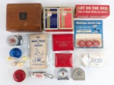 Lot Of Vintage Mobil Gas Station Promotional Items