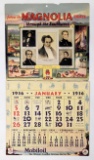 1936 Mobil Magnolia Trail Advertising Calendar