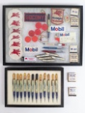 Lot Of Vintage Mobil Service Station Promotional Pens, Pencils, Pocket Knives & More