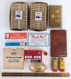 Lot Of Vintage Mobil Service Station Promotional Items & More