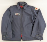 Vintage Mobil Service Station Attendants Unitog Jacket Size 44R