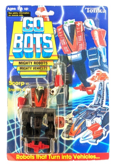 Vintage Tonka Go Bots Mighty Robots - Scorp #47 NIP