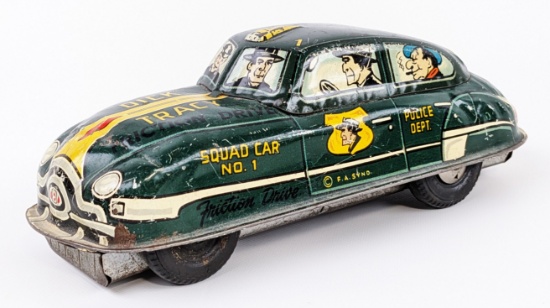 Marx Tin Friction Dick Tracy Police Squad Car
