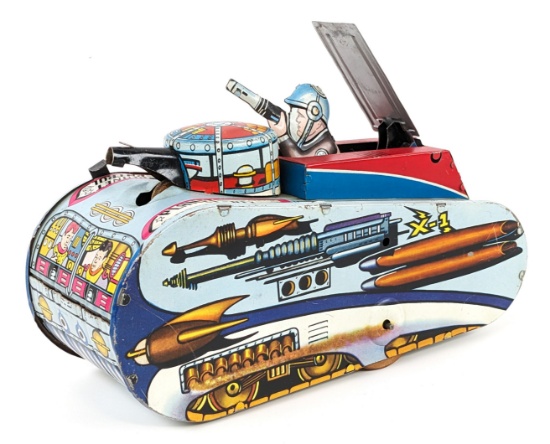 Marx Tin Windup Rex Mars Planet Patrol Tank
