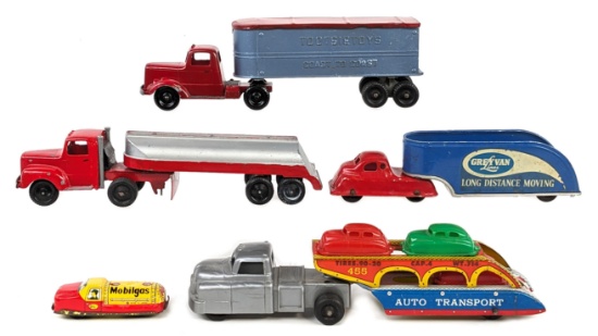 Tootsietoy, Wyandotte, & Japan Toy Trucks