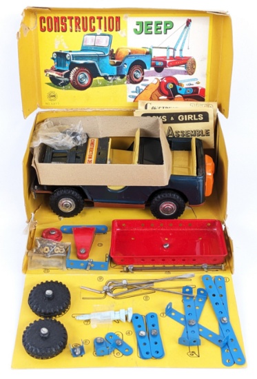 Marusan Toys Japan Construction Jeep In Box