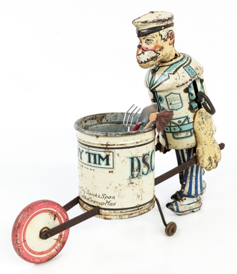 Marx Tin Windup Tidy Tim Street Sweeper