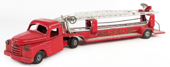 Structo Fire Department Ladder Truck