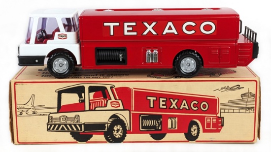 Brown & Bigelow Texaco Jet Fuel Ride On Truck w/ Box