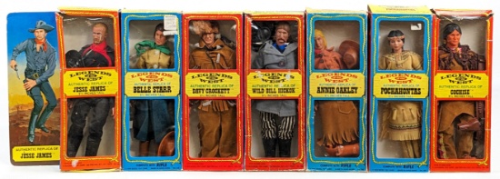 (7) Excel Toy Corp. Legends of the West Figures