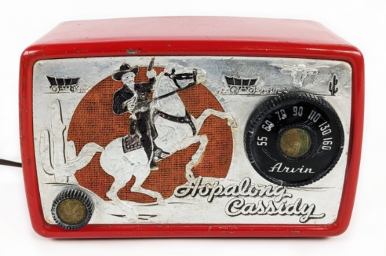 Vintage Arvin Hopalong Cassidy Radio