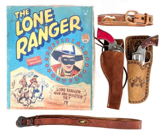Esquire Novelty Company The Lone Ranger Cap Gun and Holster Set