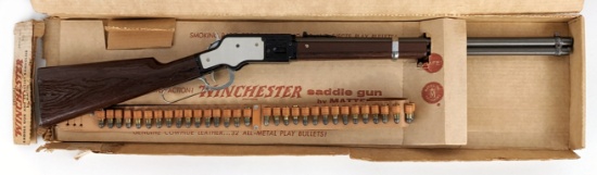 Mattel Winchester Saddle Gun w/ 32 Bullet Bandolier In Box