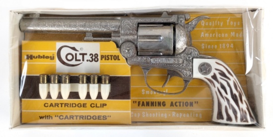 Hubley Colt .38 Pistol Cap Gun New In Original Box