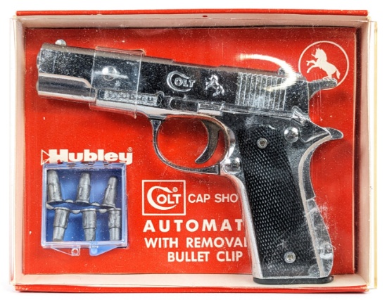 Hubley Colt Automatic Cap Gun Pistol In Box