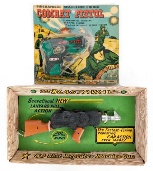 Marx Blastaway & Mechanical Compat Pistol In Packages