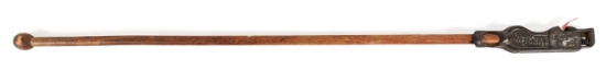 Early National Cast Iron & Wood Cane Cap Gun