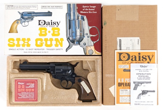 Daisy Model 179 BB Six Gun In Box
