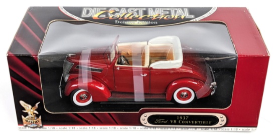 1/18 Scale Road Signatures 1937 Ford V8 Convertible