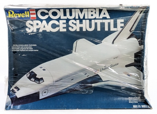 1/72 Scale Revell Columbia Space Shuttle Model Kit - Sealed