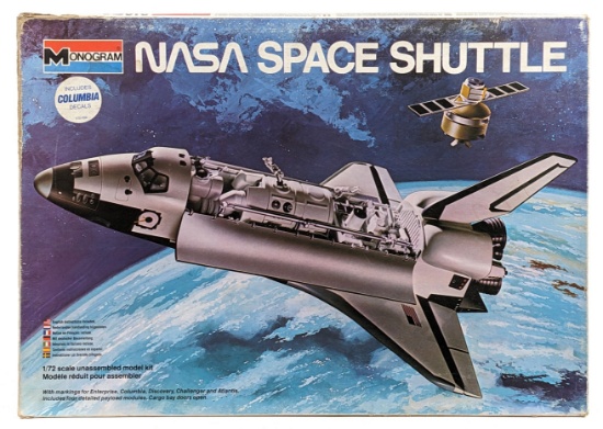 1/72 Scale Monogram NASA Space Shuttle Model Kit - NIB