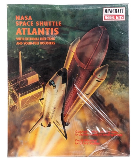 1/144 Scale Minicraft NASA Space Shuttle Atlantis Model Kit - Sealed