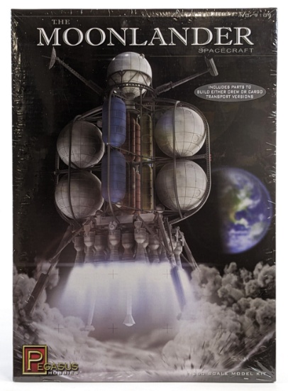 1/350 Scale Pegasus Hobbies Moonlander Spacecraft Model Kit - Sealed