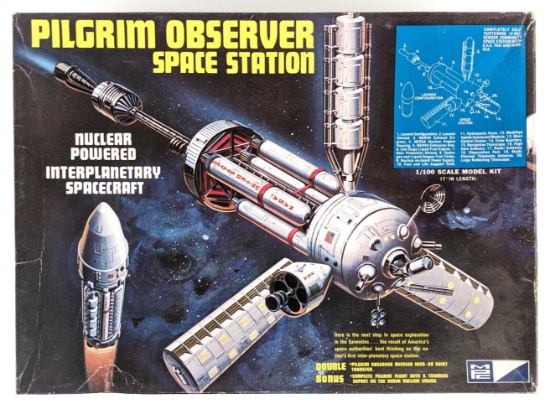 MPC Pilgrim Observer Space Station Model Kit - NIB