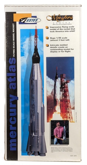1/35 Estes Masters Series Mercury Atlas Flying Scale Model Rocket - Sealed