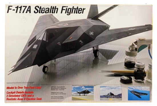 1/32 Scale Testors F-117A Stealth Fighter Model Kit