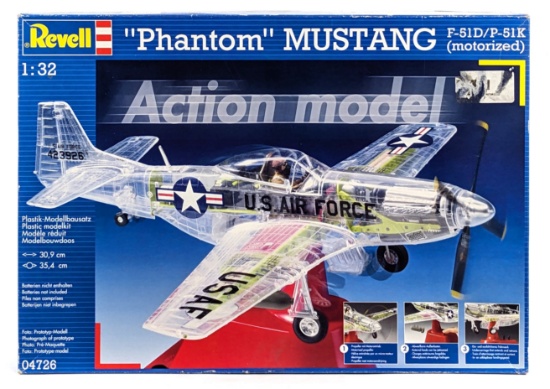 1/32 Scale Revell U.S. Air Force "Phantom" Mustang Model Kit