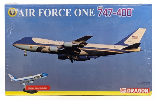 1/144 Scale Dragon Models Air Force One 747-400 Model Kit - Sealed