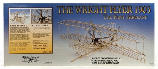 1/16 Scale Model Airways The Wright Flyer 1903 Airplane Model Kit - NIB