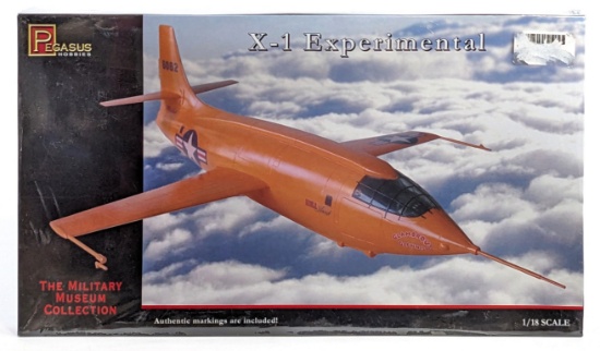 1/18 Scale Pegasus Hobbies X-1 Experimental Aircraft Model Kit - Sealed