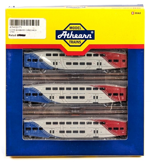 N Scale Athearn Utah Front Runner Cars #110 #200 #208