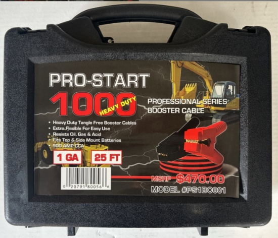 Pro-Start 1000 1 Gauge 25Õ Booster Cable